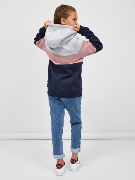 Sam 73 Kapuzenpullover für Mädchen in Blau und Rosa SAM 73 Leael