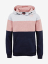 Sam 73 Kapuzenpullover für Mädchen in Blau und Rosa SAM 73 Leael