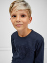 Sam 73 Dunkelblaues Langarm-T-Shirt für Jungen SAM 73 Celdor