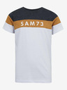 Sam 73 Blaues und weißes Jungen-T-Shirt SAM 73 Kallan