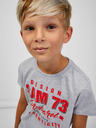 Sam 73 Hellgraues gestreiftes T-Shirt für Jungen SAM 73 Janson