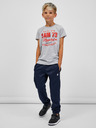 Sam 73 Hellgraues gestreiftes T-Shirt für Jungen SAM 73 Janson