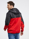 Sam 73 Schwarze und rote leichte Herren-Steppjacke SAM 73 Vader