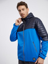 Sam 73 Schwarze und blaue leichte Steppjacke für Herren SAM 73 Vader