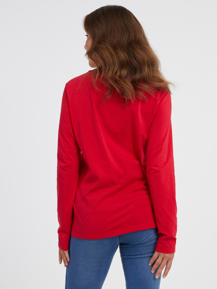 Sam 73 Rotes langärmeliges Damen-T-Shirt SAM 73 Zira