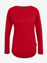 Sam 73 Rotes Langarm-T-Shirt für Frauen SAM 73 Patty