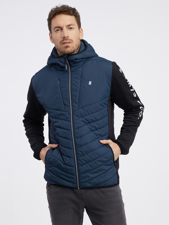 Sam 73 Dunkelblaue leichte Herren-Steppjacke SAM 73 Travis
