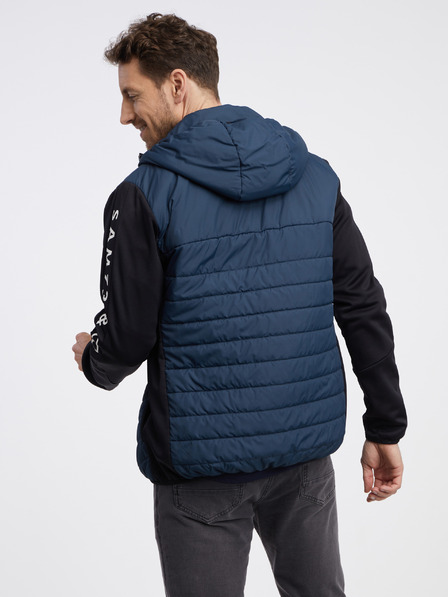 Sam 73 Dunkelblaue leichte Herren-Steppjacke SAM 73 Travis