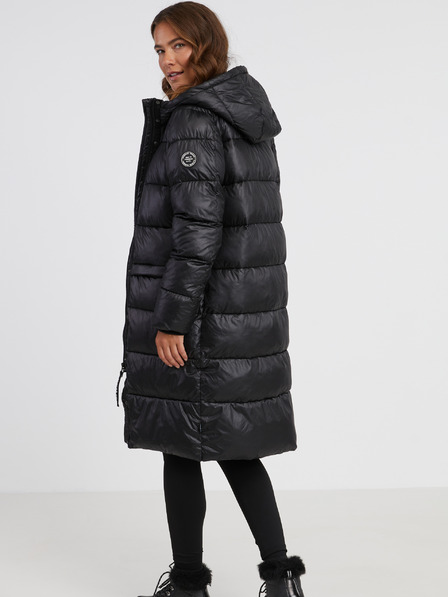 Sam 73 Schwarze Damen Winter Steppjacke Oversized SAM 73