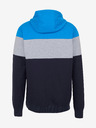 Sam 73 Blau-schwarzer Herren-Kapuzenpullover SAM 73 Gerado