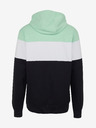 Sam 73 Grün-schwarzer Herren-Kapuzenpullover SAM 73 Gerado