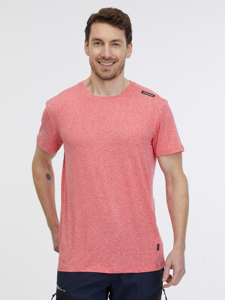 Sam 73 Koralle gestreiftes Herren-T-Shirt SAM 73 Fortunato
