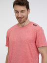 Sam 73 Koralle gestreiftes Herren-T-Shirt SAM 73 Fortunato