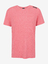 Sam 73 Koralle gestreiftes Herren-T-Shirt SAM 73 Fortunato
