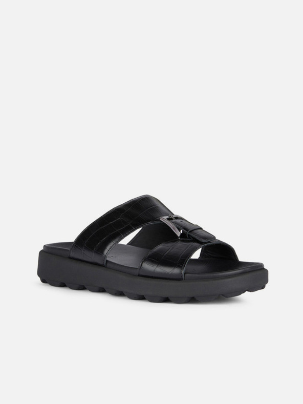 Geox Schwarze Herren Pantoffeln Geox Spherica Ec6