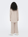 ONLY Beigefarbenes Damen-Leinenhemd ONLY Tokyo