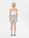 ONLY Beigefarbene Damen-Leinenshorts ONLY Tokyo