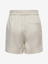ONLY Beigefarbene Damen-Leinenshorts ONLY Tokyo
