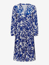 ONLY Blaues gemustertes Damen-Midikleid ONLY Milana