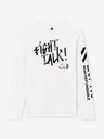 Celio Weißes Herren T-Shirt mit langen Ärmeln Celio UFC