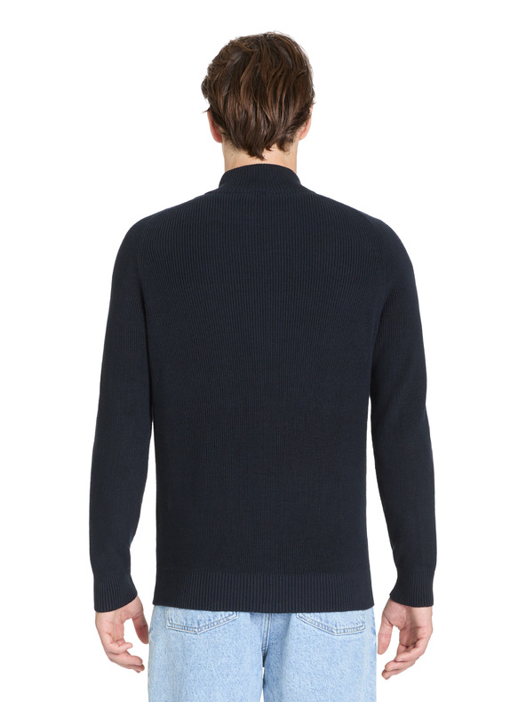 Celio Marineblauer Cardigan mit Reißverschluss von Celio Jeshintano