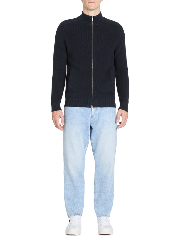 Celio Marineblauer Cardigan mit Reißverschluss von Celio Jeshintano