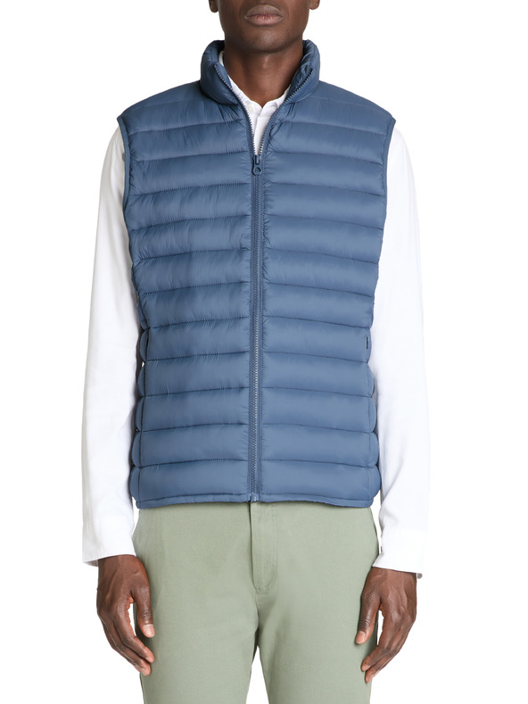 Celio Blaue Herren-Steppweste Celio Fulock