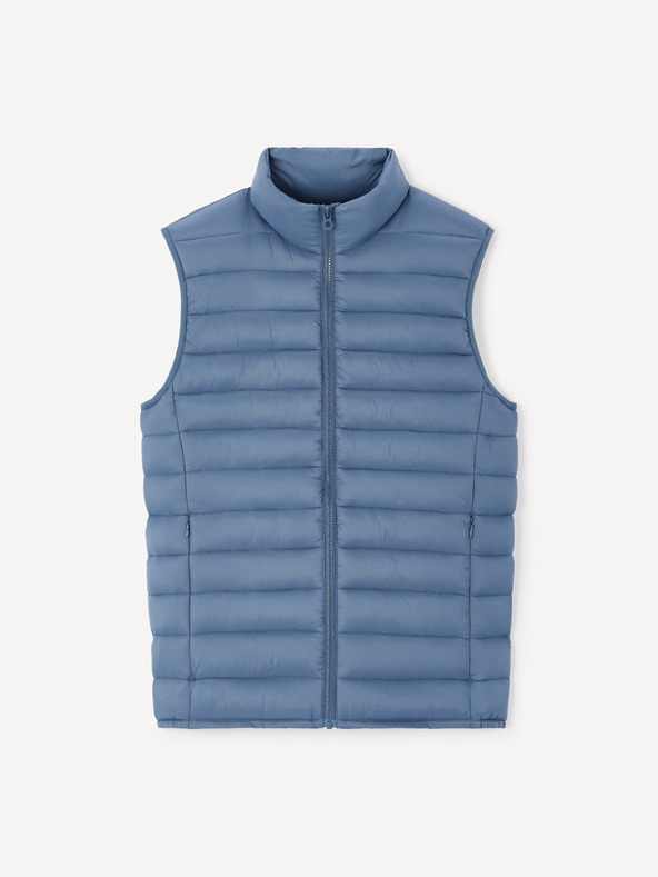 Celio Blaue Herren-Steppweste Celio Fulock