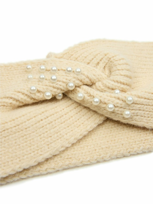 Orsay Cremefarbene Damen-Winter-Stirnband ORSAY