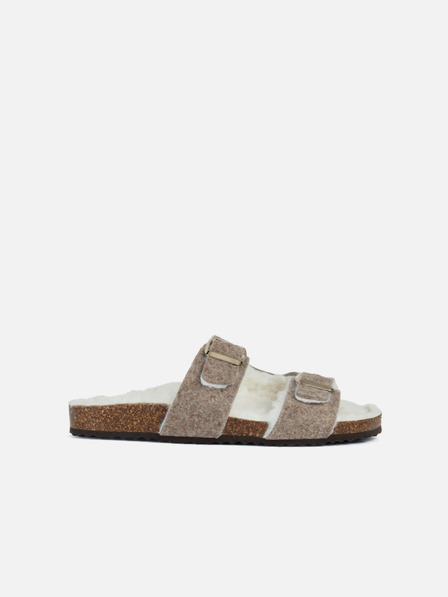 Geox Beige Damen-Pantoffeln Geox Brionia