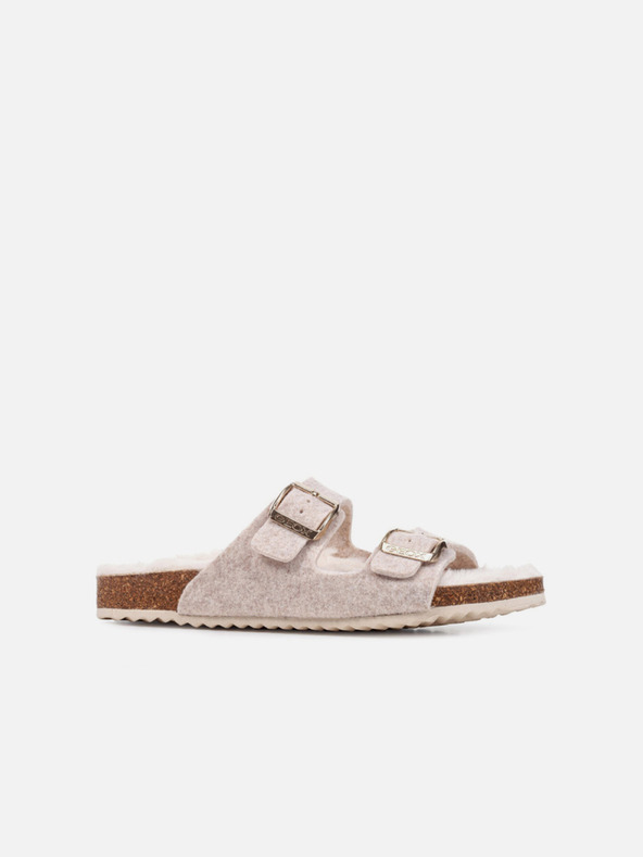 Geox Weiße Damen-Hausschuhe Geox Brionia