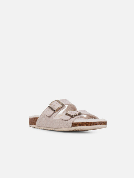 Geox Weiße Damen-Hausschuhe Geox Brionia