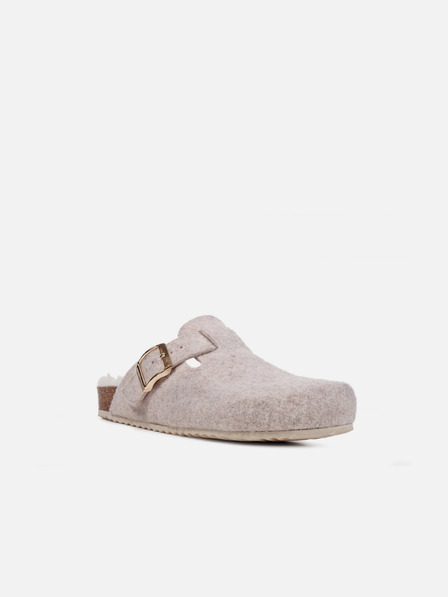 Geox Weiße Damen-Hausschuhe Geox Brionia