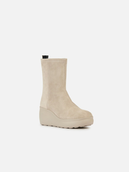 Geox Cremefarbene Damen-Stiefeletten Geox Spherica Ec9