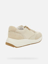 Geox Creme Geox Damen Cristael Turnschuhe