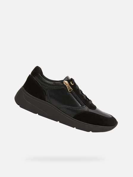 Geox Schwarz Damen Geox Cristael Turnschuhe
