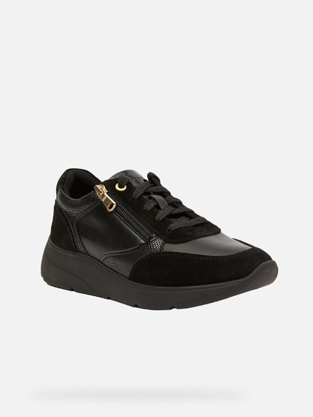 Geox Schwarz Damen Geox Cristael Turnschuhe