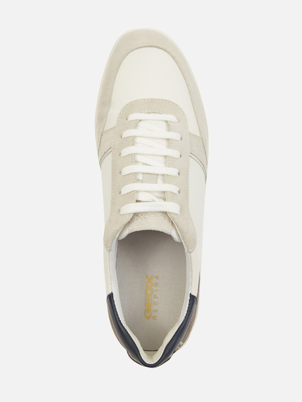 Geox Cremefarbene Herren-Sneaker Geox Avola