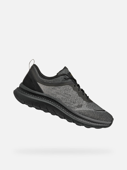 Geox Schwarze Herren-Turnschuhe Geox Spherica Actif X