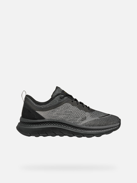Geox Schwarze Herren-Turnschuhe Geox Spherica Actif X