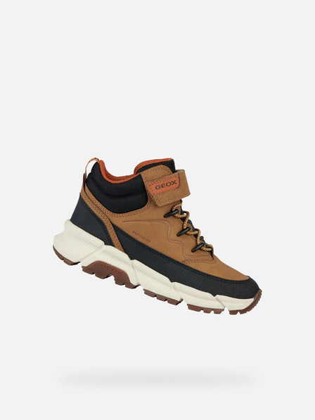 Geox Gelbe Jungen-Ankle-Schuhe Geox Flexyper Plus Boy