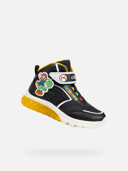 Geox Black Boys Ankle Boots Geox Ciberdron Boy