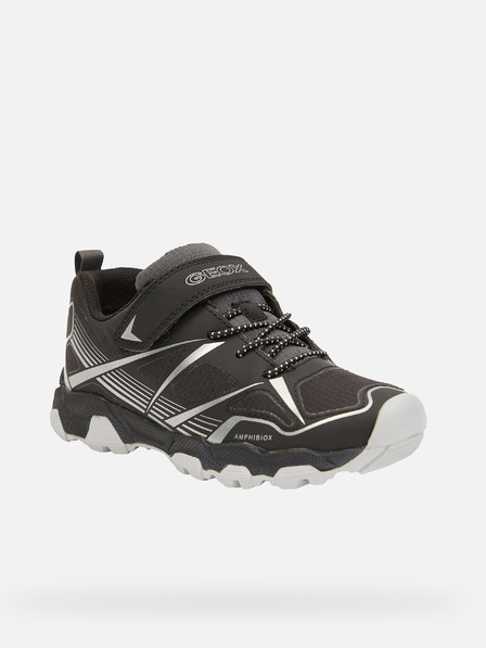 Geox Schwarz Jungen Geox Magnetar B Abx Turnschuhe