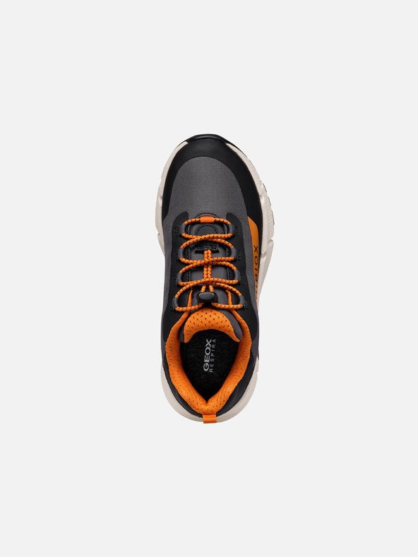 Geox Dunkelgrau Geox Flexyper Plus Boy Turnschuhe