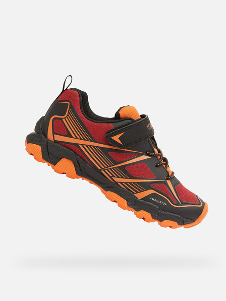 Geox Dunkelrot Jungen Turnschuhe Geox Magnetar B Abx
