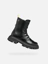 Geox Schwarze Geox Maquinnerns Girl Ankle Boots