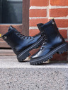 Geox Schwarze Geox Maquinnerns Girl Ankle Boots