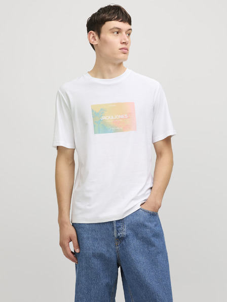 Jack & Jones Weißes Jack & Jones Aruba Herren T-Shirt