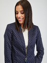 Orsay Dunkelblaue gepunktete Damenjacke ORSAY