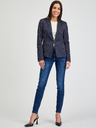 Orsay Dunkelblaue gepunktete Damenjacke ORSAY